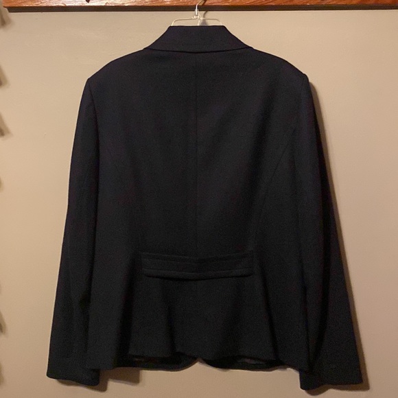 Talbots Navy Wool jacket Blazer suit coat 10 - Picture 7 of 9